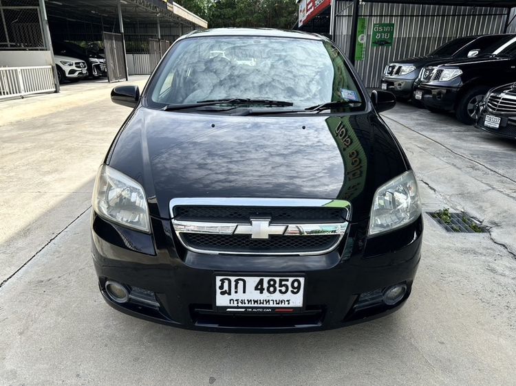 Chevrolet Aveo 2009 1.4 Base Sedan เบนซิน ไม่ติดแก๊ส เกียร์ธรรมดา ดำ รูปที่ 2