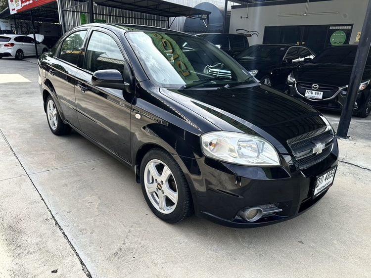 Chevrolet Aveo 2009 1.4 Base Sedan เบนซิน ไม่ติดแก๊ส เกียร์ธรรมดา ดำ รูปที่ 4
