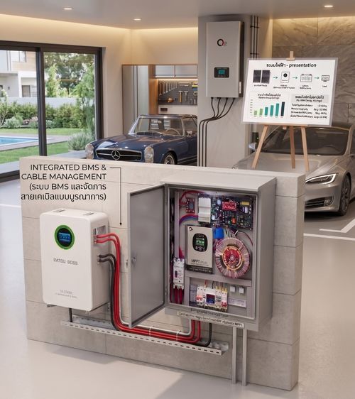 อินเวอร์เตอร์ระบบหม้อแปลง ออฟกริด (Off-Grid)  5kW 48V 5000W รูปที่ 3