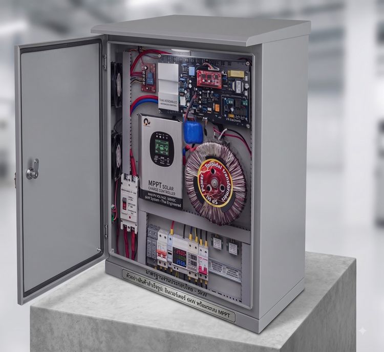 อินเวอร์เตอร์ระบบหม้อแปลง ออฟกริด (Off-Grid)  5kW 48V 5000W รูปที่ 5