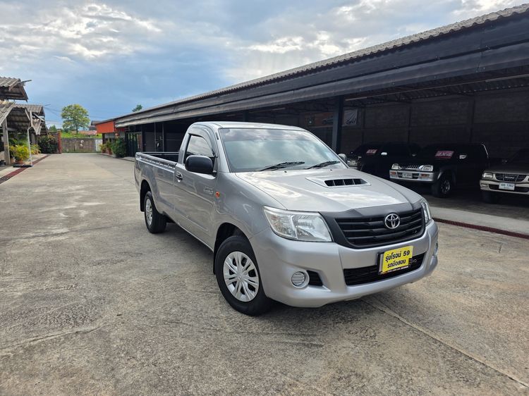 Toyota Hilux Vigo Champ 2015 2.5 J VNT Single Cab Pickup ดีเซล ไม่ติดแก๊ส เกียร์ธรรมดา เทา