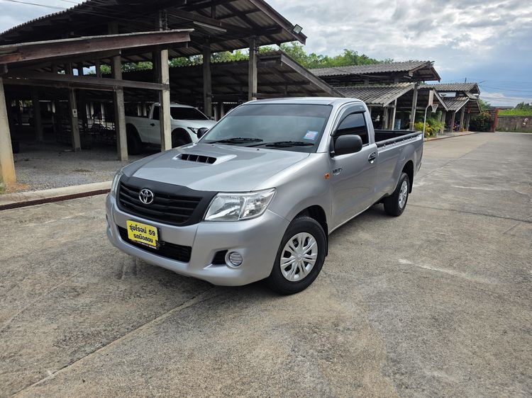 Toyota Hilux Vigo Champ 2015 2.5 J VNT Single Cab Pickup ดีเซล ไม่ติดแก๊ส เกียร์ธรรมดา เทา รูปที่ 2