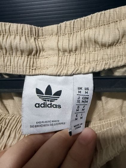 👖กางเกงขายาวสีเบจคาโก้ แบรนด์ addidas รูปที่ 6