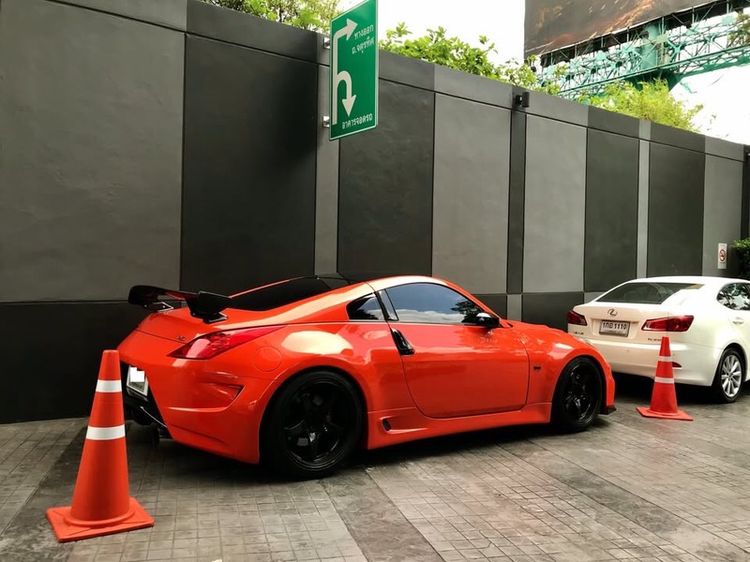 Nissan 350Z 2012 3.5 V6 Sedan เบนซิน เกียร์อัตโนมัติ ส้ม รูปที่ 3
