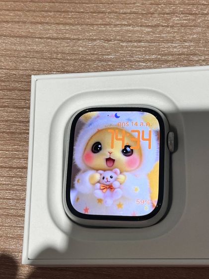 ไทเทเนียม เงิน Apple Watch Series 9 45mm Silver Aluminum GPS