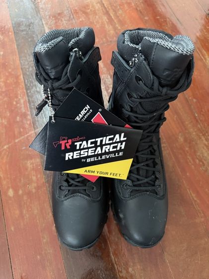 รองเท้าคอมแบตทหาร  TR-1 ใส่สบาย กันน้ำ มีซิป
