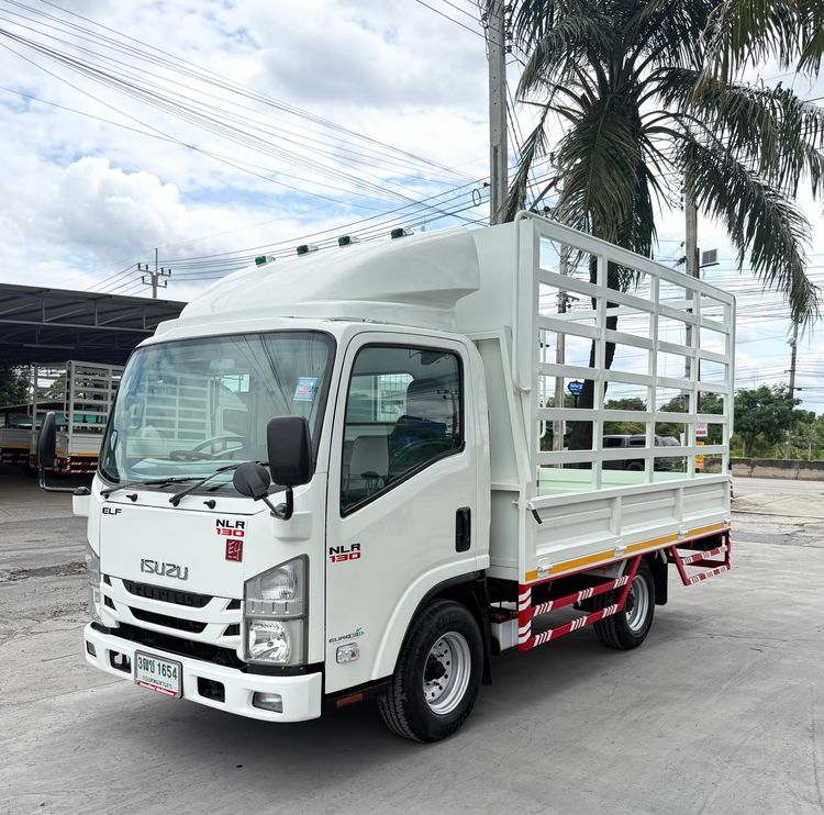 รถ ISUZU NLR 130 แรง ปี 2564  รถห้างแท้  (4 ล้อไม่ติดเวลา) กะบะเหล็กคอกสูง ยาว 3.50 ม กว้าง 1.90  ม.