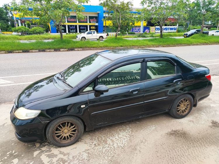 Honda City 2008 1.5 S i-VTEC Sedan เบนซิน ไม่ติดแก๊ส เกียร์อัตโนมัติ ดำ รูปที่ 4