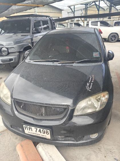 Toyota Vios 2004 1.5 E Sedan เบนซิน ไม่ติดแก๊ส เกียร์อัตโนมัติ ดำ รูปที่ 2