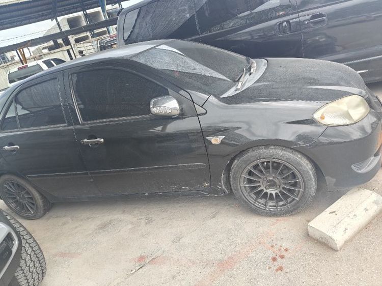 Toyota Vios 2004 1.5 E Sedan เบนซิน ไม่ติดแก๊ส เกียร์อัตโนมัติ ดำ รูปที่ 4