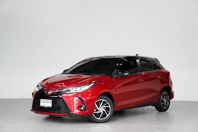 Toyota Yaris 2021 1.2 Sport Premium Sedan เบนซิน ไม่ติดแก๊ส เกียร์อัตโนมัติ แดง