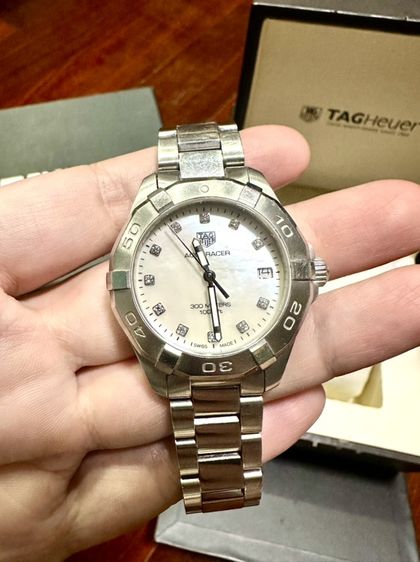 เงิน Tag Heuer Aquaracer size 34mm Ref. WBD 1314