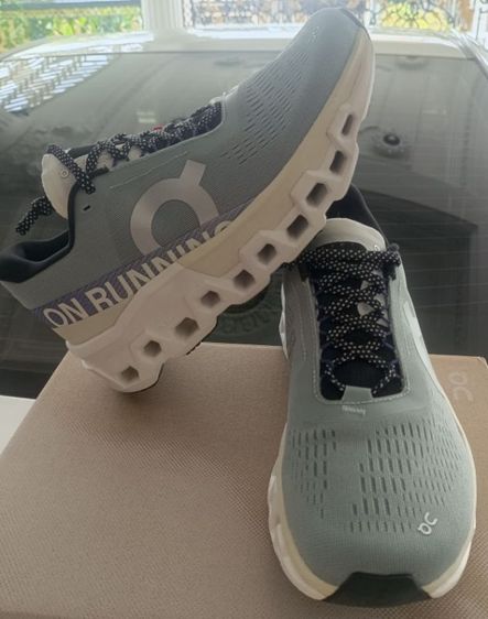 อื่นๆ รองเท้าผ้าใบ ผ้าใบ UK 9 | EU 43 1/3 | US 10.5 ฟ้า ขาย On Cloud Monster 2 สี Mineral-ole size 43/275cm ของใหม่ ของแท้ 100%