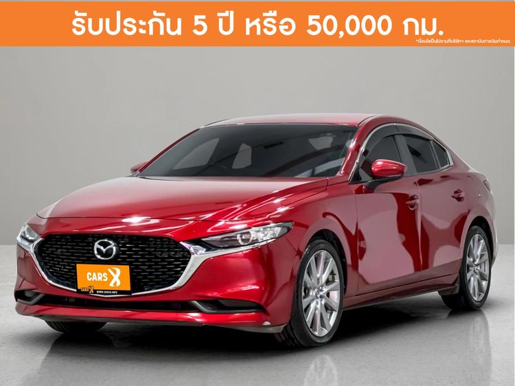 Mazda Mazda3 2019 2.0 S Sedan เบนซิน ไม่ติดแก๊ส เกียร์อัตโนมัติ แดง