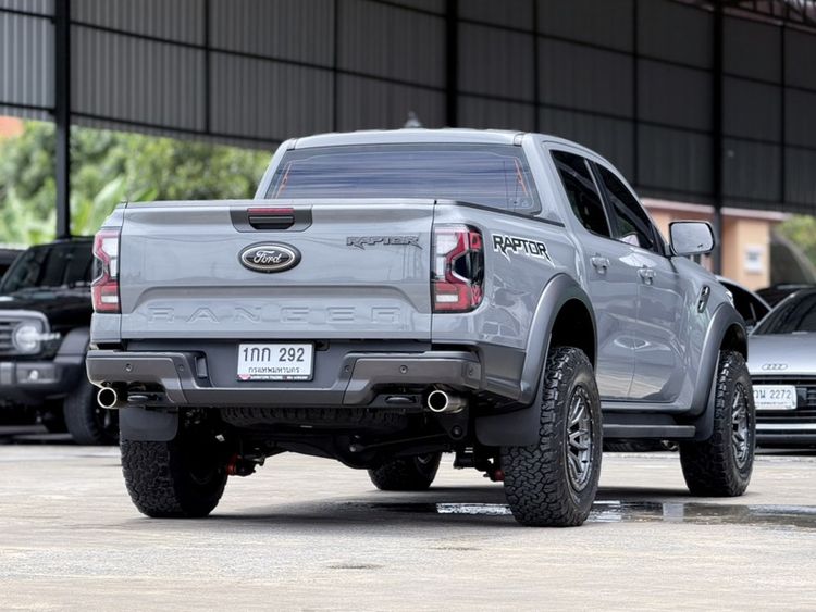 Ford Ranger 2022 Raptor 3.0 4WD Pickup เบนซิน ไม่ติดแก๊ส เกียร์อัตโนมัติ เทา รูปที่ 4