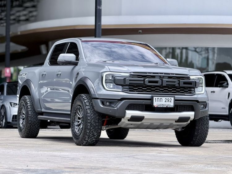 รถ Ford Ranger Raptor 3.0 4WD สี เทา