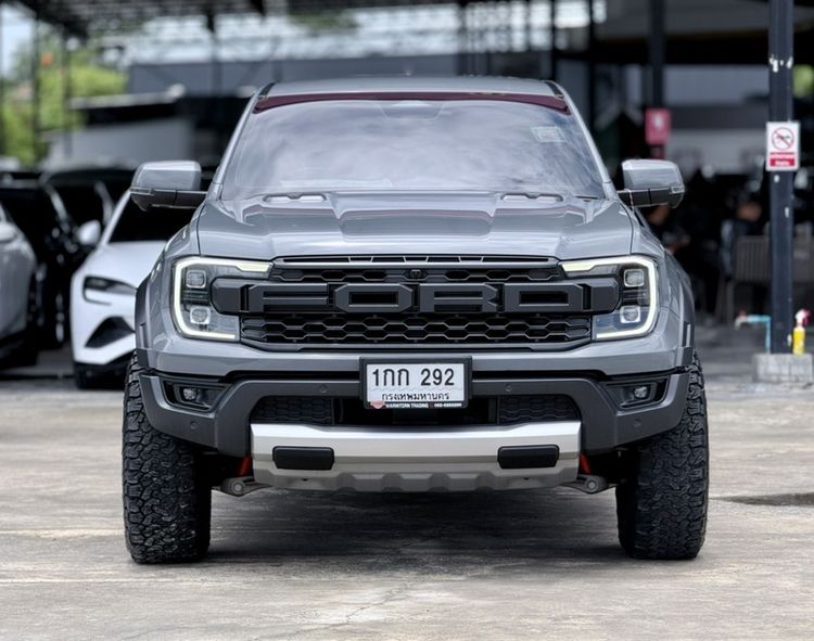 Ford Ranger 2022 Raptor 3.0 4WD Pickup เบนซิน ไม่ติดแก๊ส เกียร์อัตโนมัติ เทา รูปที่ 2