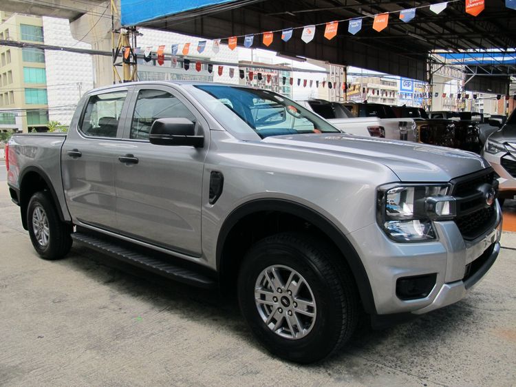 Ford Ranger 2024 2.0 Turbo Hi-Rider XL+ Pickup ดีเซล ไม่ติดแก๊ส เกียร์ธรรมดา เทา รูปที่ 2