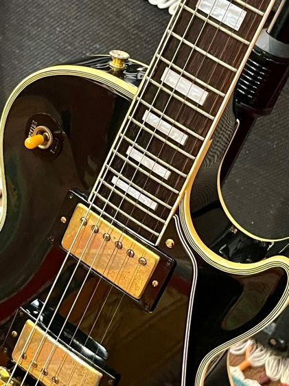 ขายกีต้าร์ไฟฟ้า Burny les Paul custom สีดำ รูปที่ 9