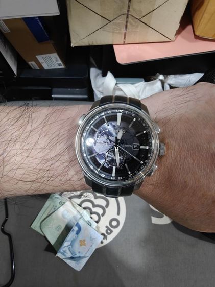 เงิน ขายนาฬิกา SEIKO GPS Astron หน้าปัดใหม่มาก ปรับเวลาเองทั่วโลก ชารทไฟจากแสงอาทิตย์ สภาพดีน่าสะสม