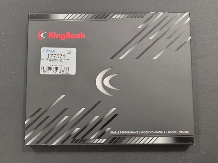 DDR5 32GB (16GBX2) 5600Mhz CL46 KINGBANK KJUS