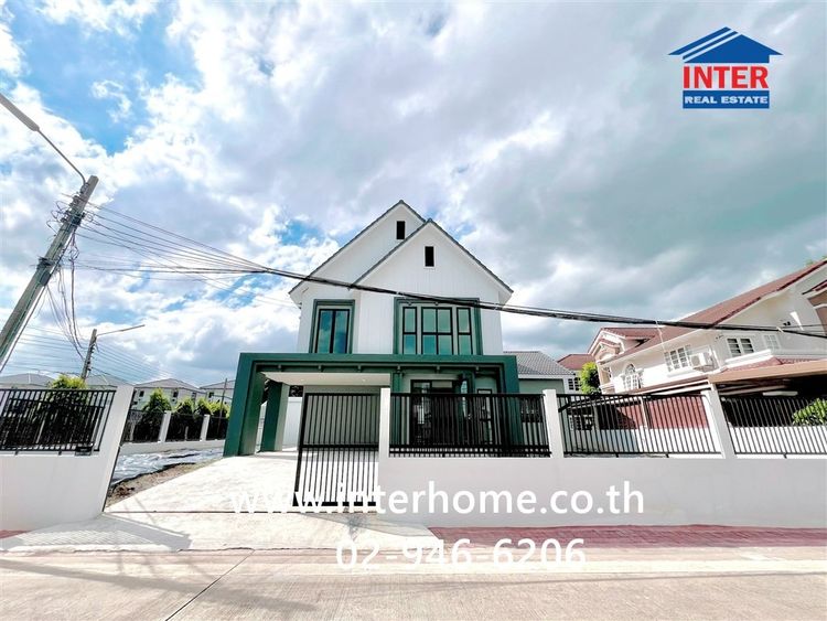 บ้านเดี่ยว 2 ชั้น 102 ตร.ว. หมู่บ้านชัยพฤกษ์ วัชรพล ซอยชัยพฤกษ์60 ถนนวัชรพล ถนนชัยพฤกษ์60 เขตบางเขน กรุงเทพมหานคร