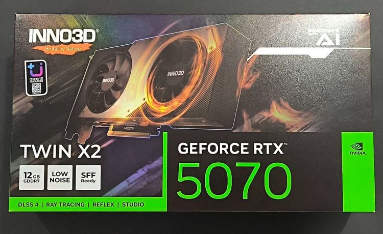NVIDIA GeForce Inno3D RTX 5070 Twin X2