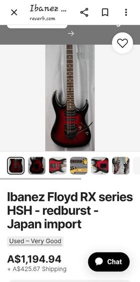 Ibanez Rx series  redBurts Made in Japan ปี1994 รูปที่ 15