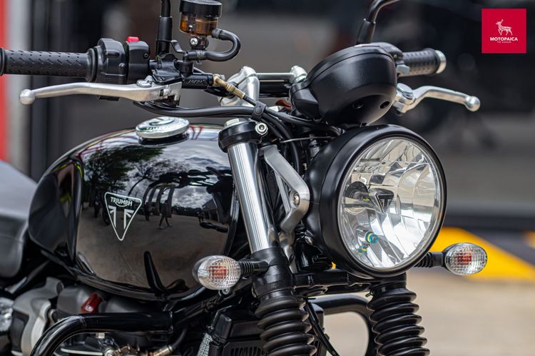 Triumph SpeedTwin900 Euro5 ปี2023 สีดำ เจ้าของเดียว วิ่ง19,000km. รูปที่ 7
