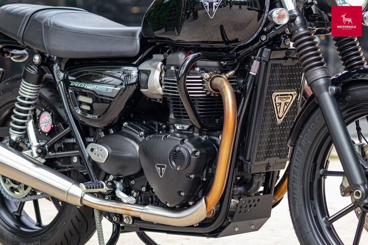 Triumph SpeedTwin900 Euro5 ปี2023 สีดำ เจ้าของเดียว วิ่ง19,000km. รูปที่ 8