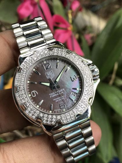 Tag Heuer F1 Quartz Diamond 120  Brown MOP Dail WAC1217 (Boy Size)🇨🇭 รูปที่ 6