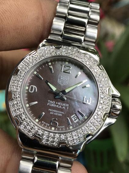 Tag Heuer F1 Quartz Diamond 120  Brown MOP Dail WAC1217 (Boy Size)🇨🇭 รูปที่ 2