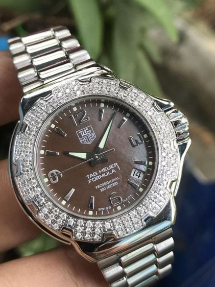 Tag Heuer F1 Quartz Diamond 120  Brown MOP Dail WAC1217 (Boy Size)🇨🇭 รูปที่ 4