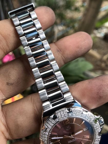Tag Heuer F1 Quartz Diamond Bezel Dark Purple Dail WAH121B🇨🇭🇨🇭 รูปที่ 12