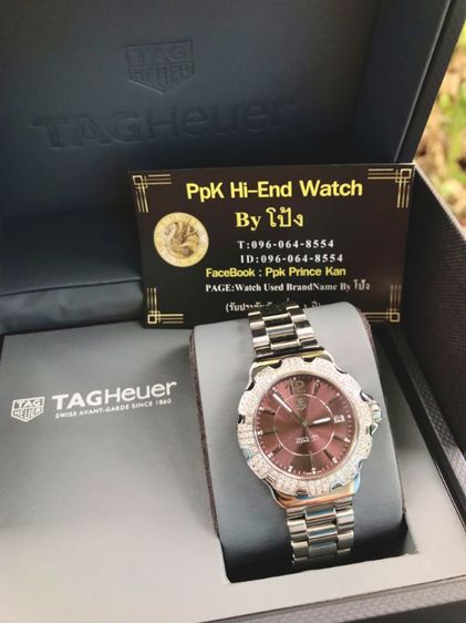 Tag Heuer F1 Quartz Diamond Bezel Dark Purple Dail WAH121B🇨🇭🇨🇭 รูปที่ 15