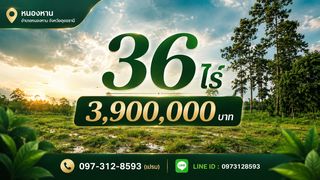 ที่ดินหนองหาน อุดรธานี 36 ไร่ 