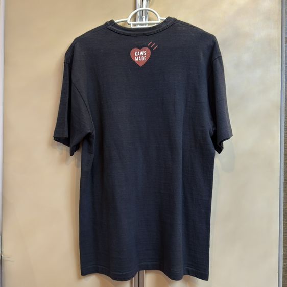 Used HUMAN MADE x KAWS MADE Graphic TShirt สีดำ ลาย KAWS กอดเสือ ของแท้ รูปที่ 6