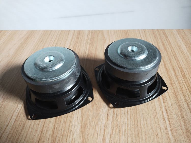 ลำโพงซับวูฟเฟอร์ขนาด 4นิ้ว x2 มือสอง 100w BA-4055B ดอกลำโพง 4 นิ้ว จำนวน 2 ตัว แถม c 100uf 50v 2 ตัง Capacitor Audio grade MUSE ES series รูปที่ 5