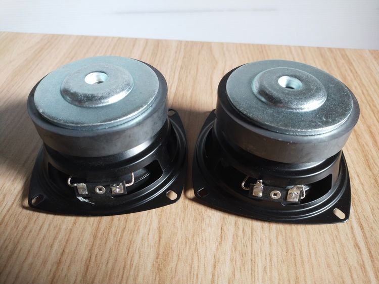 ลำโพงซับวูฟเฟอร์ขนาด 4นิ้ว x2 มือสอง 100w BA-4055B ดอกลำโพง 4 นิ้ว จำนวน 2 ตัว แถม c 100uf 50v 2 ตัง Capacitor Audio grade MUSE ES series รูปที่ 3
