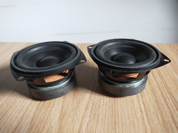 ลำโพงซับวูฟเฟอร์ขนาด 4นิ้ว x2 มือสอง 100w BA-4055B ดอกลำโพง 4 นิ้ว จำนวน 2 ตัว แถม c 100uf 50v 2 ตัง Capacitor Audio grade MUSE ES series รูปที่ 7