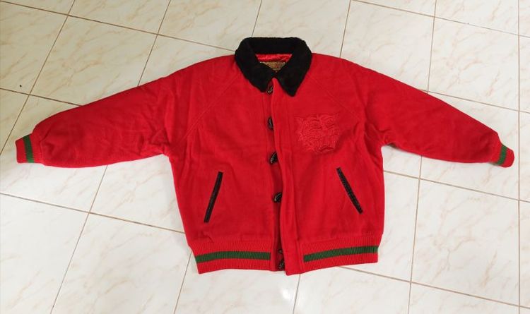 อื่นๆ เสื้อแจ็คเก็ต | เสื้อคลุม EU 40 แดง แขนยาว แจ็กเก็ตแบรนด์ Jean-Charles de Castelbajac จากฝรั่งเศส