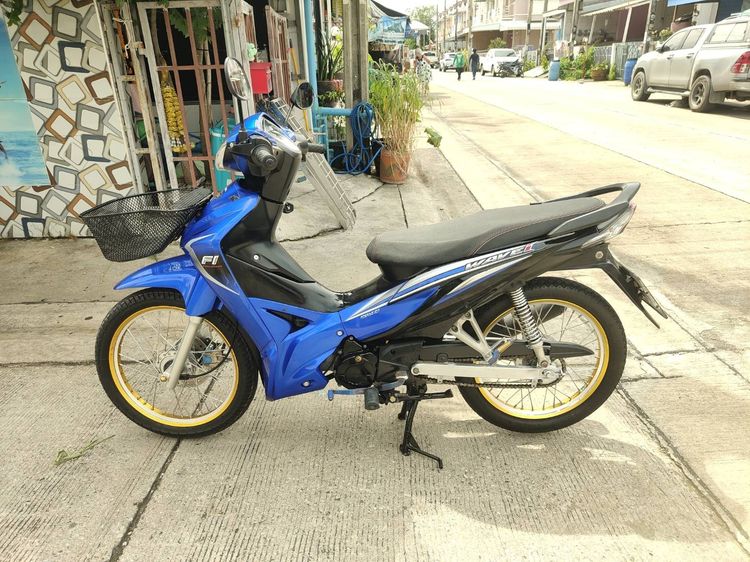 Honda 2013 🛵ยังไงก็ขาย WAVE110 i ปี 57 เครื่องดี สีสวย สตาร์ทเท้า รถบ้านเดิมๆ เล่มชุดโอนครบ+เปลี่ยนถ่ายน้ำมันเครื่องฟรี ส่งฟรี30 ก.ม