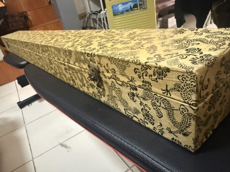 ขาย ดาบซามูไร วาโด อิจิมอนจิ เหล็กสปริง 1060 (เปิดคม 100%) พร้อมกล่องบุผ้าลายมังกร