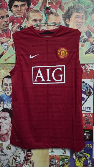 เสื้อซ้อมแมนยู ปี 2009 แท้ size m อก 42 ยาว 29
