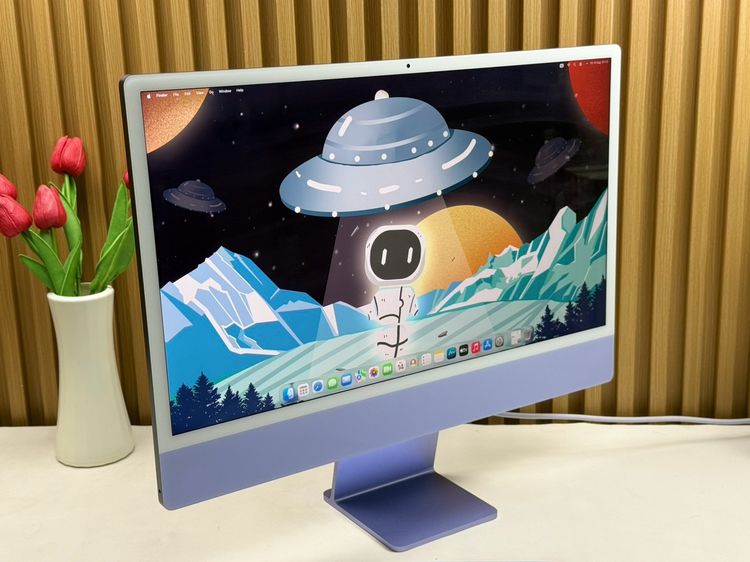 iMac 24-inch M1 2021 Ram8GB SSD512GB Purple รูปที่ 3