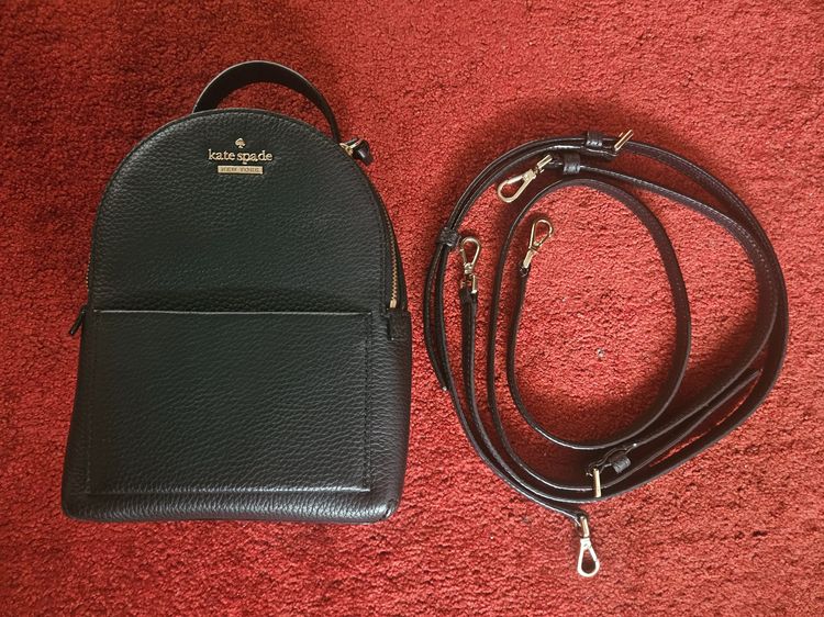 หนังแท้ หญิง ดำ กระเป๋า Kate Spade