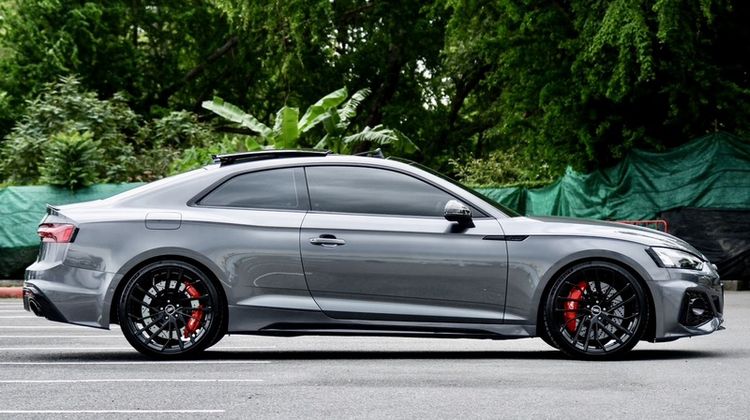 Audi Audi A5  2022 Coupe 45 TFSI quattro S-Line Sedan เบนซิน ไม่ติดแก๊ส เกียร์อัตโนมัติ เทา รูปที่ 4