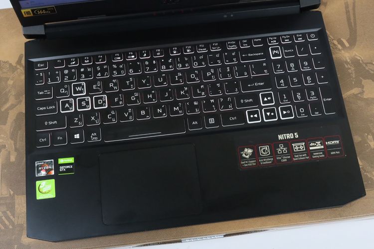 ACER NITRO RYZEN 7 5800H.GTX1650 RAM24.512GB รูปที่ 4