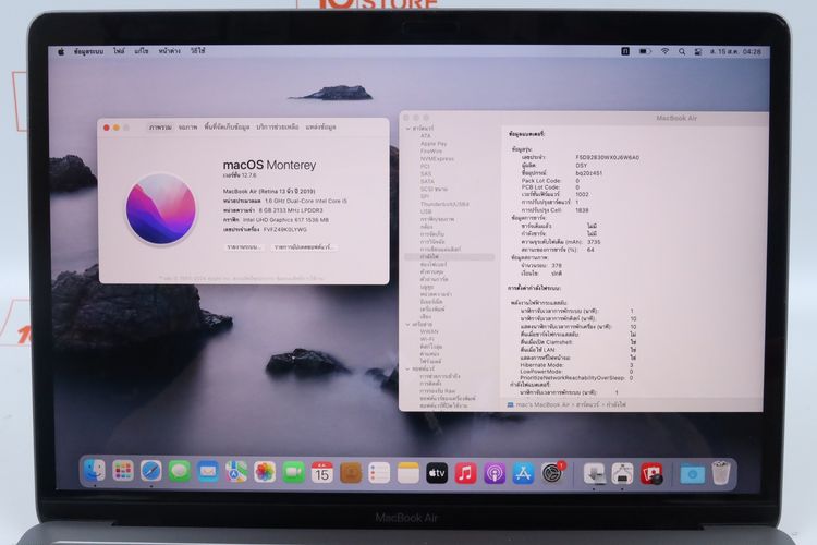 MacBook Air 13" Core i5 2019 8.128GB  รูปที่ 2