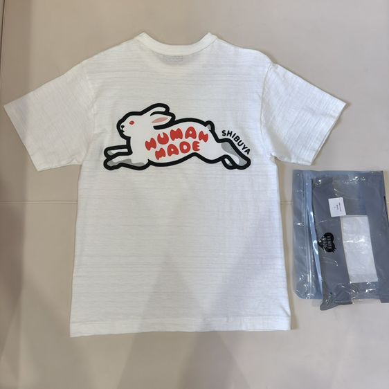 เสื้อ HUMAN MADE Shibuya Exclusive Rabbit T-Shirt (White) ของแท้